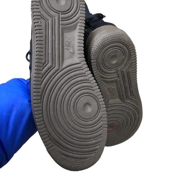 2017 Nike Air Force 1 Mid Black Dark Hazel Size 11 Black - Picture 11 of 16